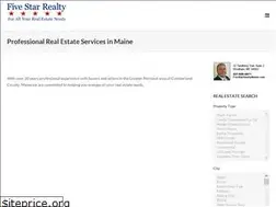 Sites similar to fivestarrealtymaine.com