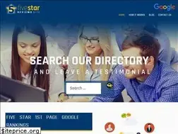 Sites similar to fivestarreviewssite.com