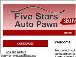 Sites similar to fivestarsautopawn.com