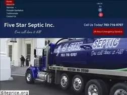 Sites similar to fivestarseptic.com