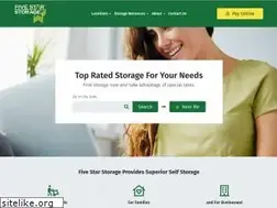 Sites similar to fivestarstorage.biz