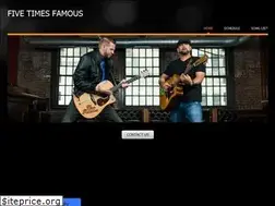 Sites similar to fivetimesfamous.com