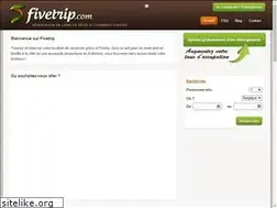 Sites similar to fivetrip.com