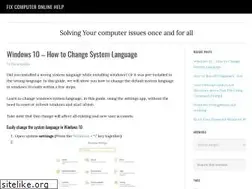 Sites similar to fixcomputeronlinehelp.com