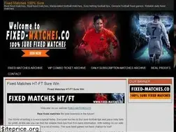 Sites similar to fixed-matches.co