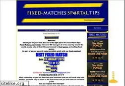 Sites similar to fixed-matches.sportal.tips