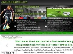 Sites similar to fixedmatches-1x2.com
