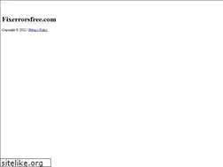 Sites similar to fixerrorsfree.com