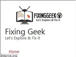 Sites similar to fixinggeek.com