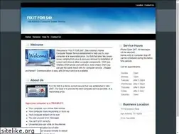 Sites similar to fixitfor40.com