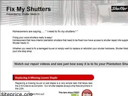 Sites similar to fixmyshutters.com