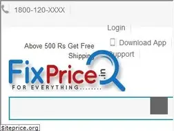 Sites similar to fixprice.in
