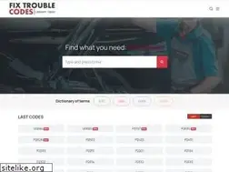 Sites similar to fixtroublecodes.com