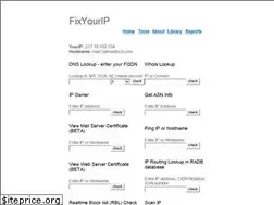 Sites similar to fixyourip.com