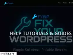 Sites similar to fixyourwordpress.com