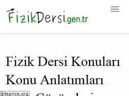 Sites similar to fizikdersi.gen.tr