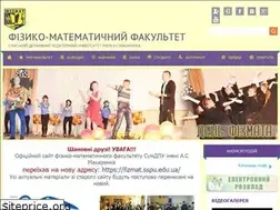 Sites similar to fizmatsspu.sumy.ua