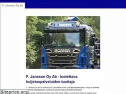 Sites similar to fjansson.fi