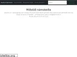 Sites similar to fjarmennt.is