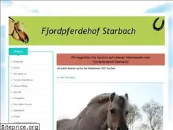 Sites similar to fjordpferdehof-starbach.de
