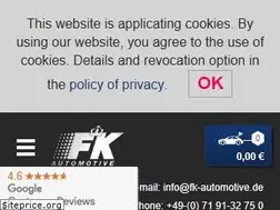 Sites similar to fk-automotive.com