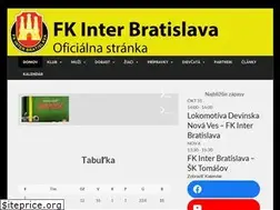 Sites similar to fkinterbratislava.sk