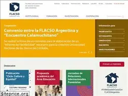 Sites similar to flacso.org.ar