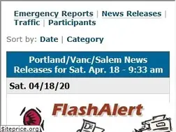 Sites similar to flashalertportland.net