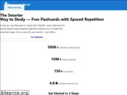 Sites similar to flashcards.world
