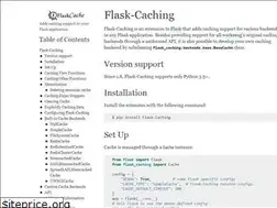 Sites similar to flask-caching.readthedocs.io