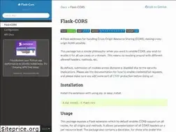 Sites similar to flask-cors.readthedocs.io