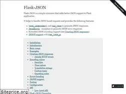 Sites similar to flask-json.readthedocs.io