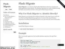 Sites similar to flask-migrate.readthedocs.io