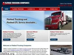 Sites similar to flatbedtruckingcompanies.net