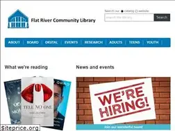 Sites similar to flatriverlibrary.org