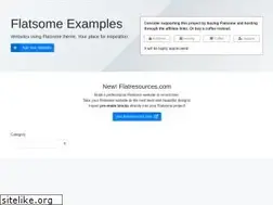 Sites similar to flatsomeexamples.com