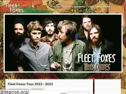 Sites similar to fleetfoxestour.com