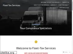 Sites similar to fleettaxservices.com
