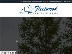 Sites similar to fleetwoodwaste.com