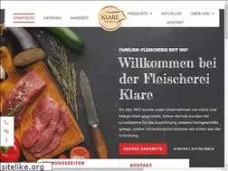 Sites similar to fleischereiklare.de