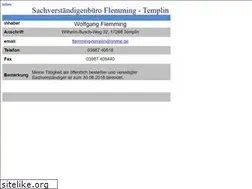 Sites similar to flemming-templin.de