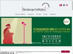 Sites similar to flensburger-hofkultur.de