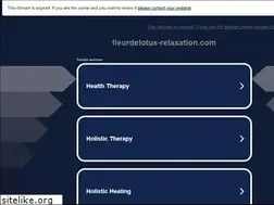 Sites similar to fleurdelotus-relaxation.com