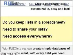 Sites similar to flexlists.com