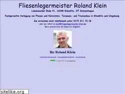 Sites similar to fliesenlegermeister-klein.de