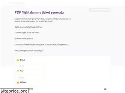 flightdummyticket.com