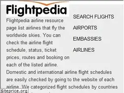 Sites similar to flightpedia.org