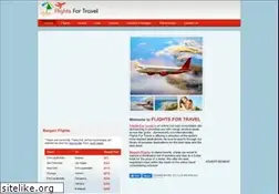 Sites similar to flightsfortravel.com