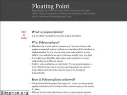Sites similar to floatingpoint.ca