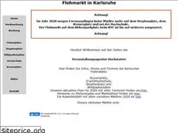Sites similar to flohmarkt-ka.de